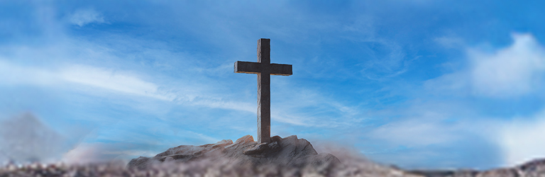 Easter - Cross on hill